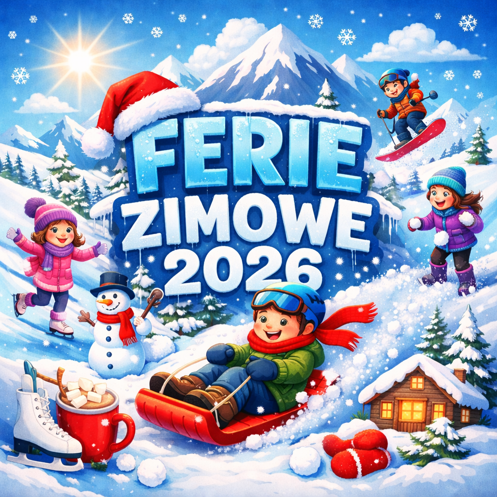 ferie zimowe 2026, zimowe zabawy na śniegu