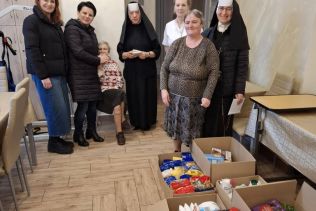 Przekazanie darów do Domu Opieki św. Brata Alberta w Bychawie