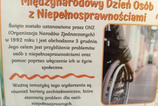 3 grudnia – Międzynarodowy Dzień Osób z Niepełnosprawnością