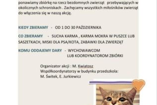 Październik miesiąc dobroci dla zwierząt