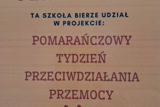 Challenge- Pomarańczowy Tydzień Przeciwdziałania Przemocy