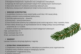 Konkurs na ozdobę bożonarodzeniową