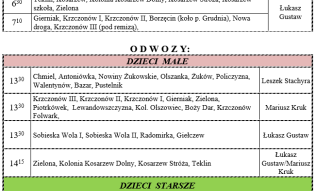 Przywozy i odwozy