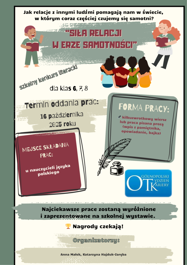 Szkolny konkurs literacki