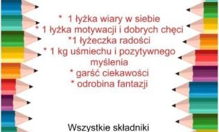 Przepis na udany rok szkolny