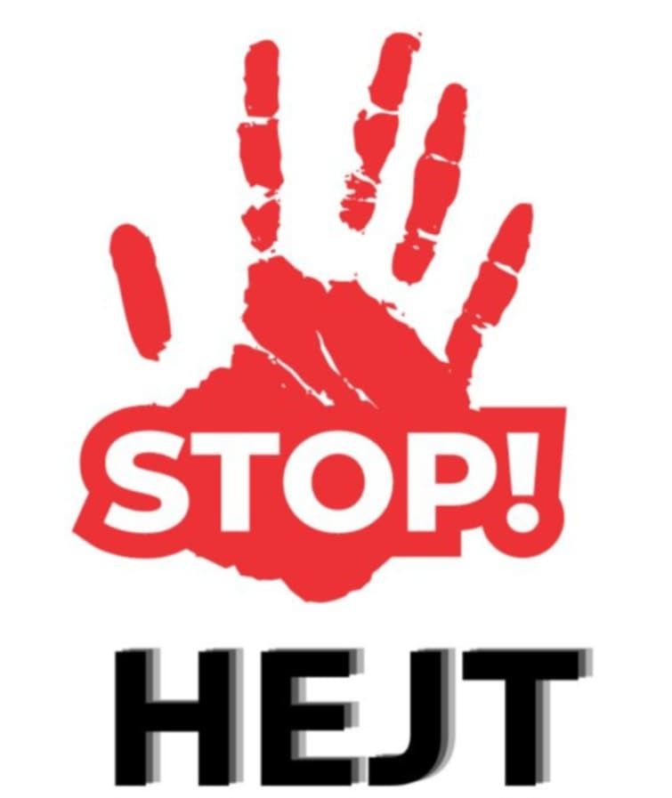 Stop Hejt plakat informujący